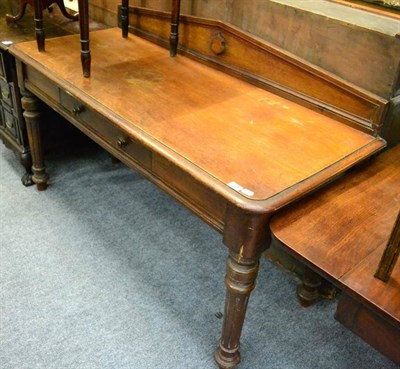 Lot 1464 - Victorian oak hall table