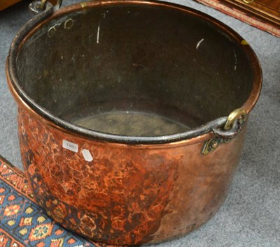 Lot 1480 - A large 19th century copper log bin