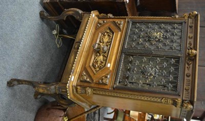 Lot 1513 - Walnut cocktail cabinet in the Baroque style