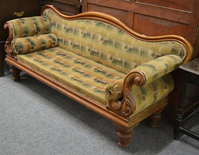 Lot 1522 - A Victorian scroll end settee