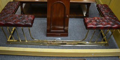 Lot 1528 - A leather club fender