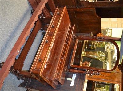 Lot 1634 - A Victorian mahogany dressing table