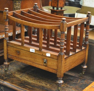 Lot 1652 - A late Regency mahogany four division Canterbury