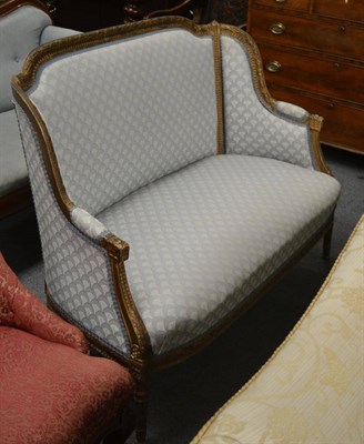 Lot 1687 - A French giltwood two seater canape