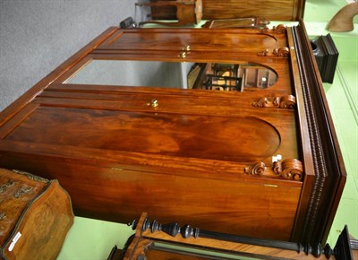 Lot 1749 - A Victorian mahogany wardrobe