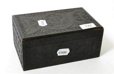 Lot 122 - A collection of Chinese mother-of-pearl gaming counters, contained in a chip-carved box